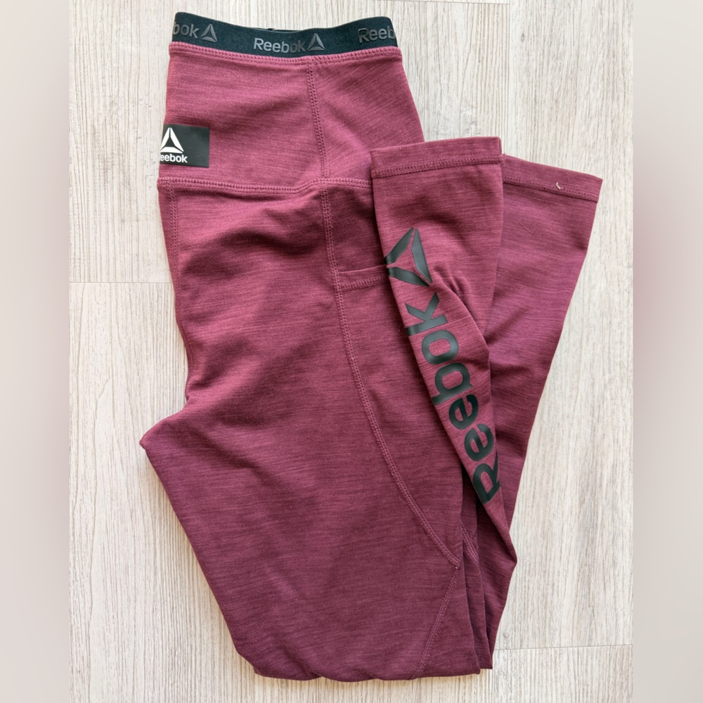 Reebok Kids Maroon Leggings